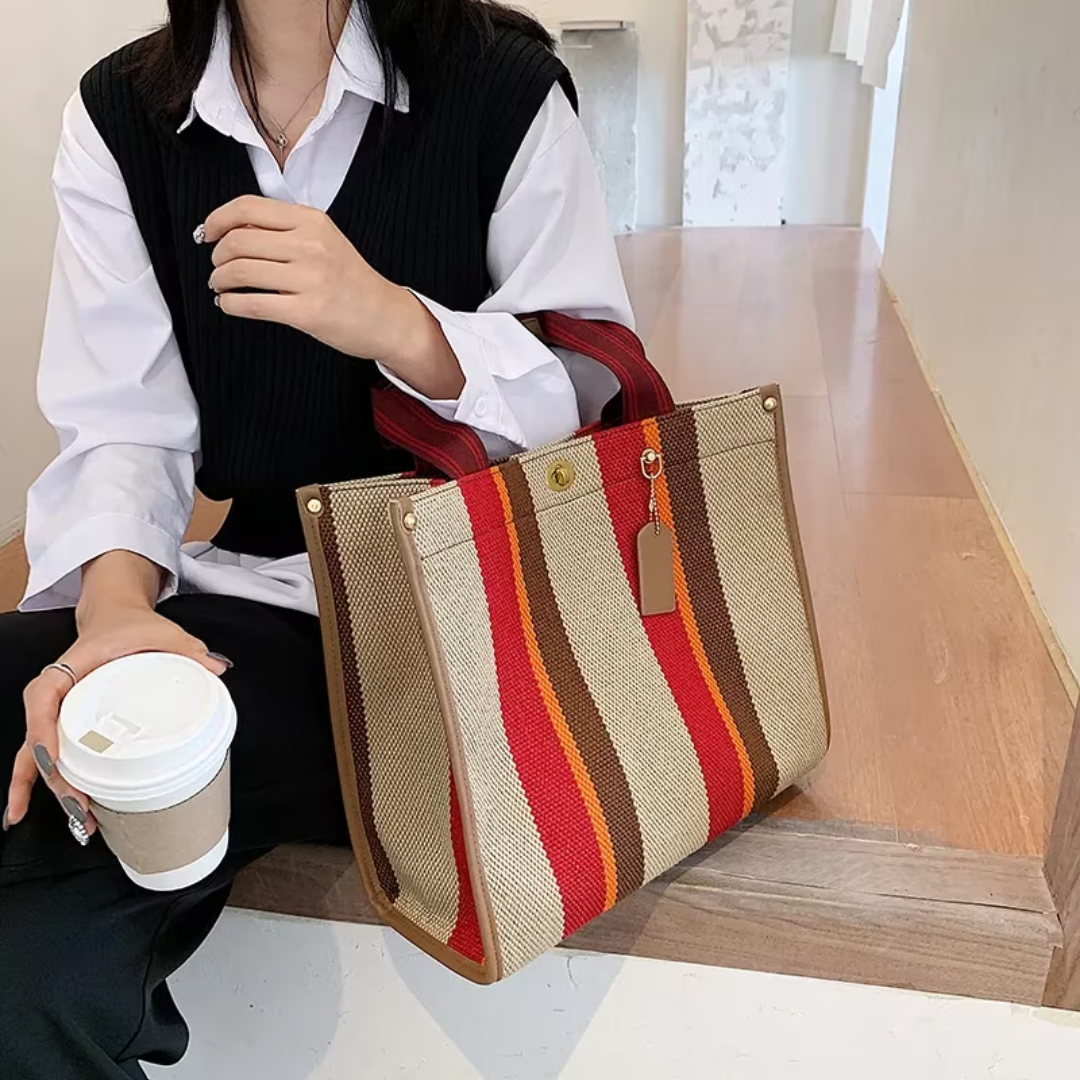 Clara canvas carrier bags - Versatile and trendy-Elly Rose