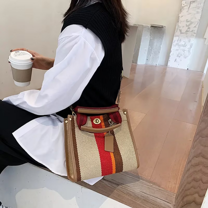 Rachelle canvas carrier bags - Versatile and trendy-Elly Rose