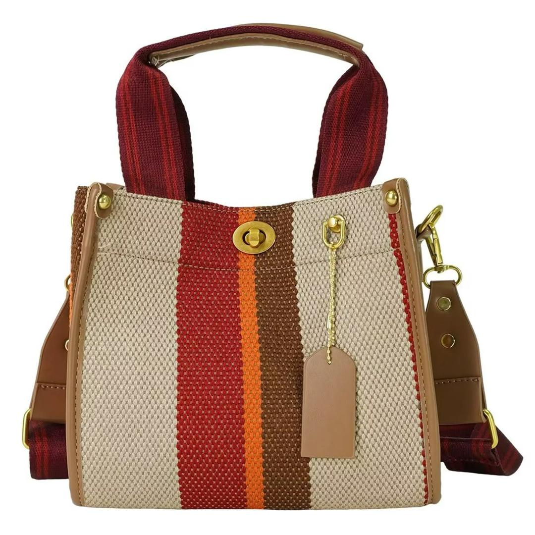 Rachelle canvas carrier bags - Versatile and trendy-Elly Rose