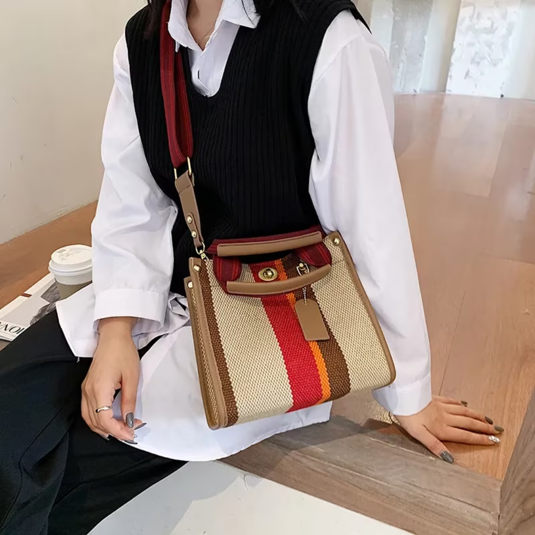 Rachelle canvas carrier bags - Versatile and trendy-Elly Rose