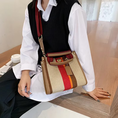 Rachelle canvas carrier bags - Versatile and trendy-Elly Rose