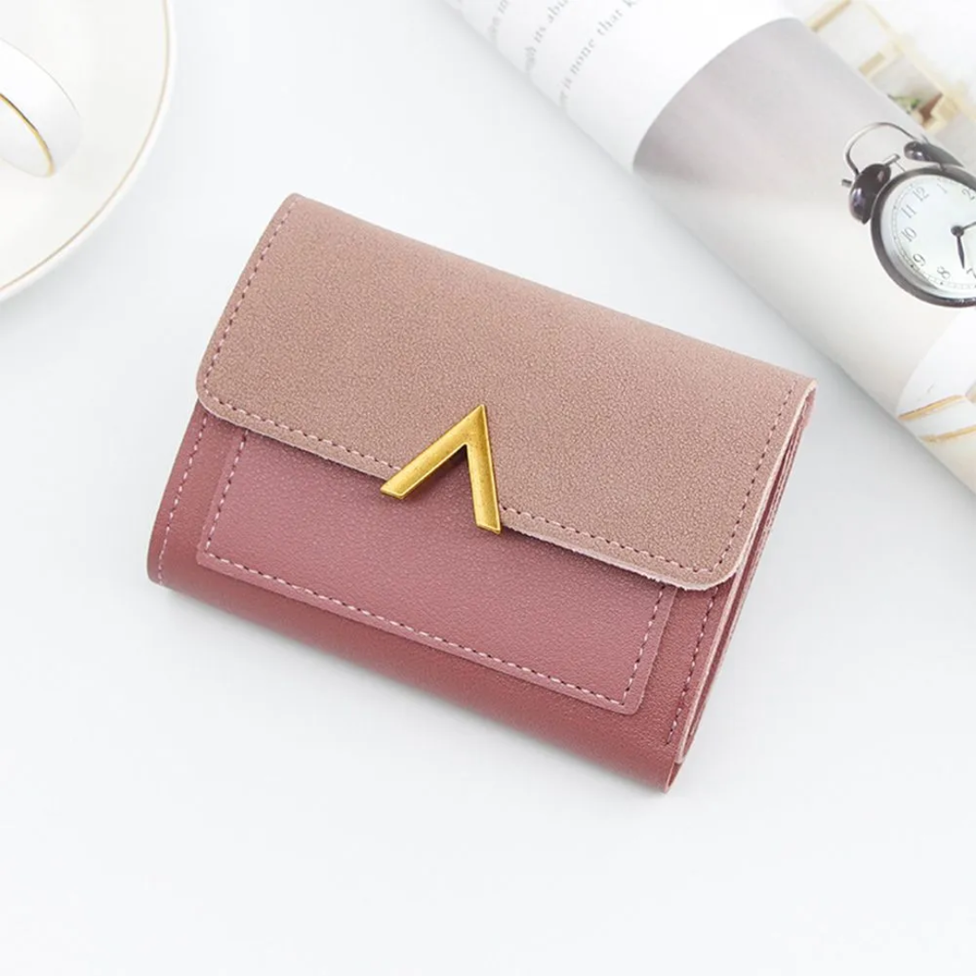 Velvet leather mini wallet | Compact and trendy-Elly Rose