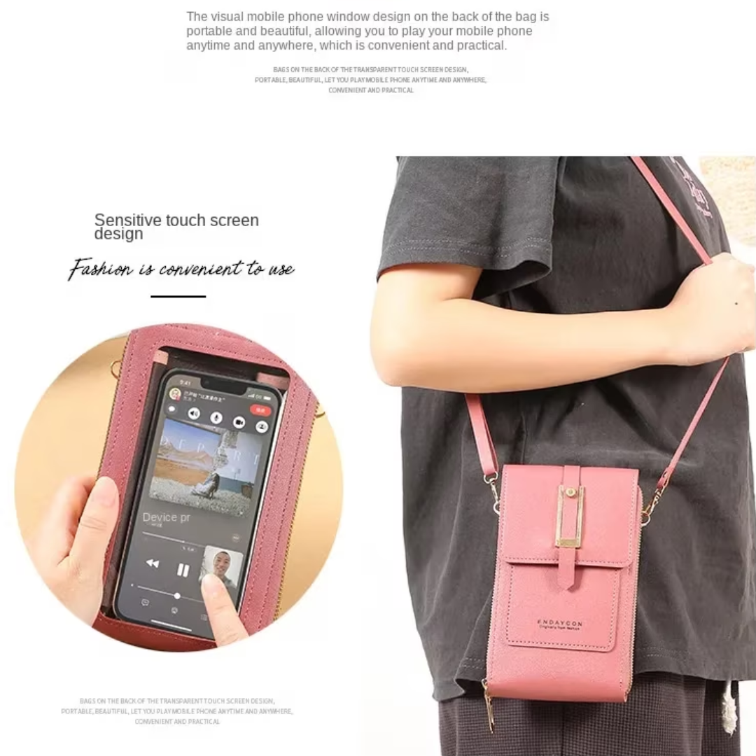 Sonia Leather Phone Wallet | Sleek & Fashionable-Elly Rose