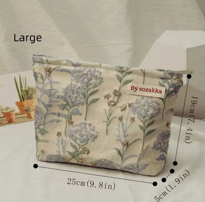 BotanicaBag - Floral make-up travel bag-Elly Rose