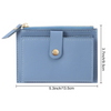 Velvet leather mini wallet | Compact and trendy-Elly Rose