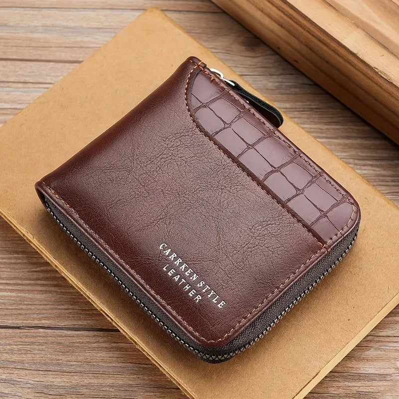 MIDGE - Zippered wallet for men-Elly Rose